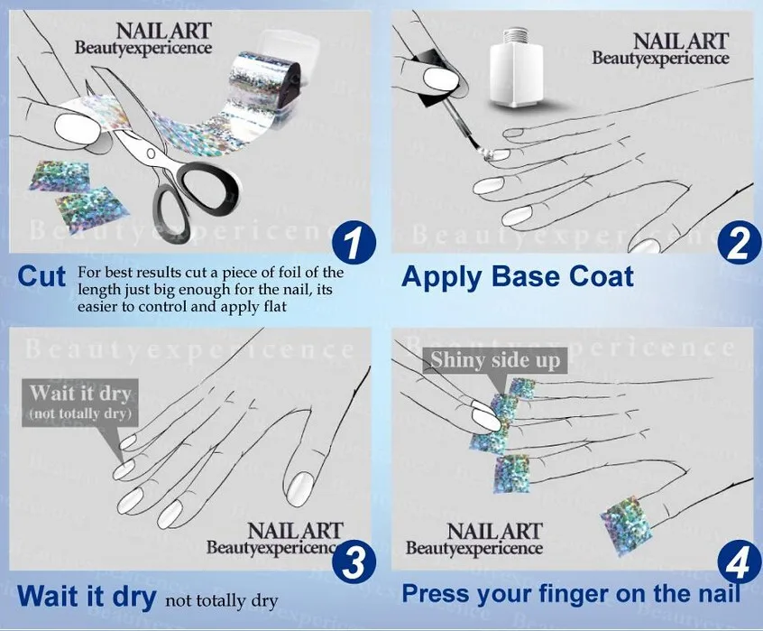 Модная Лазерная Серебристая переводная фольга с эффектом кристаллов для
