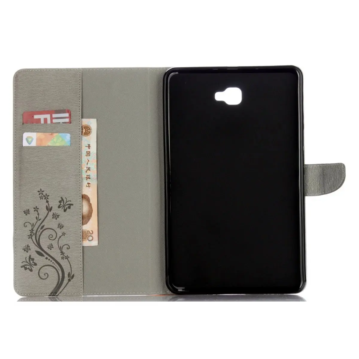 Кожаный чехол-бумажник с подставкой для samsung Galaxy Tab A A6 10,1 T580 T585 SM-T580 T580N, Чехол+ пленка+ стилус