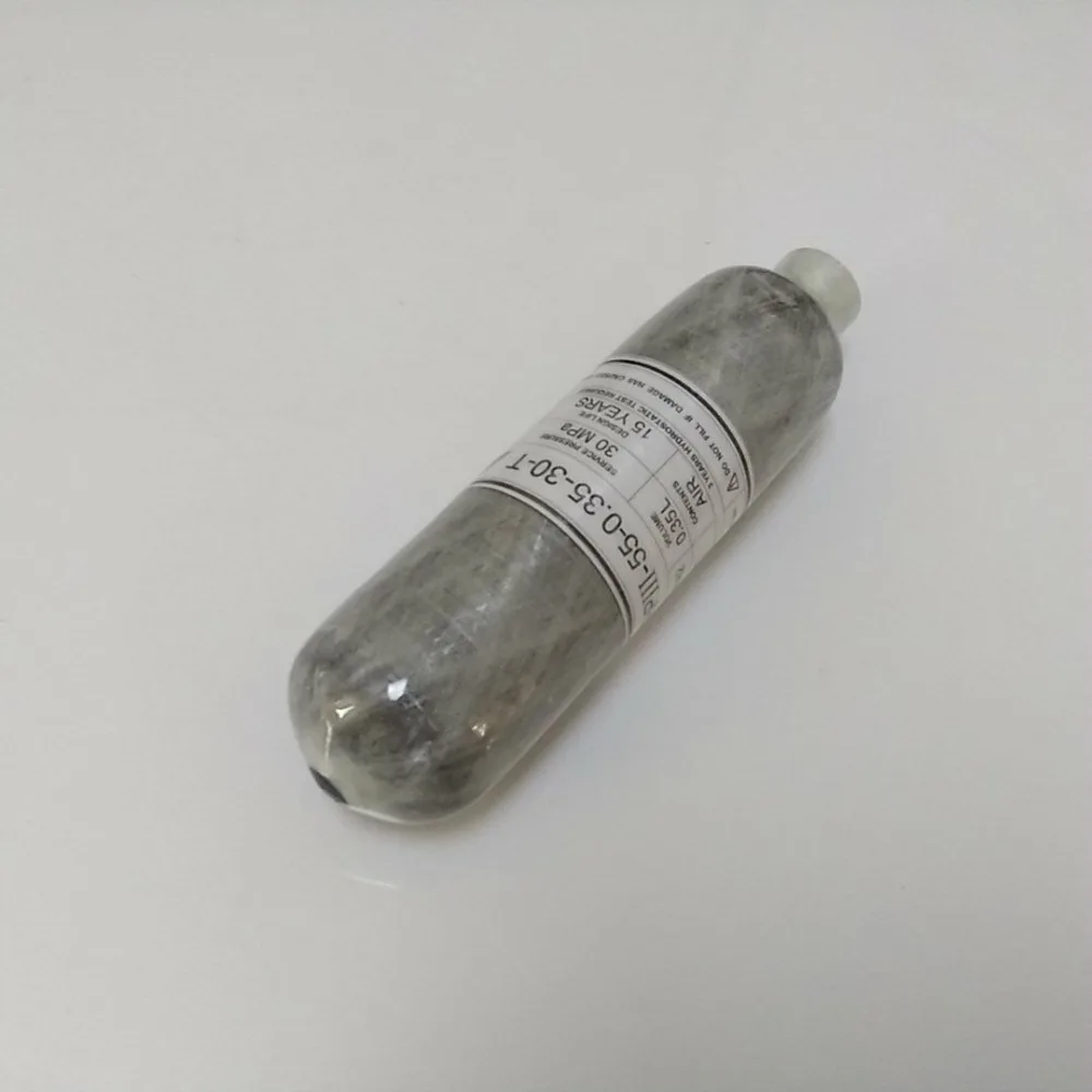 Китай поставщиков 0.35L 30Mpa 4500psi пустого бака углеродного волокна газовый баллон с