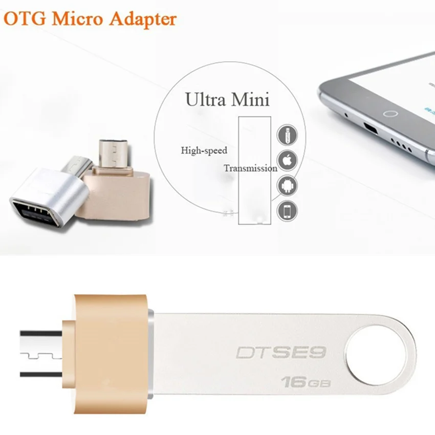 Микро USB OTG 3 0 Hug конвертер для Android Phone адаптер Samsung Tablet Кабель кардридер