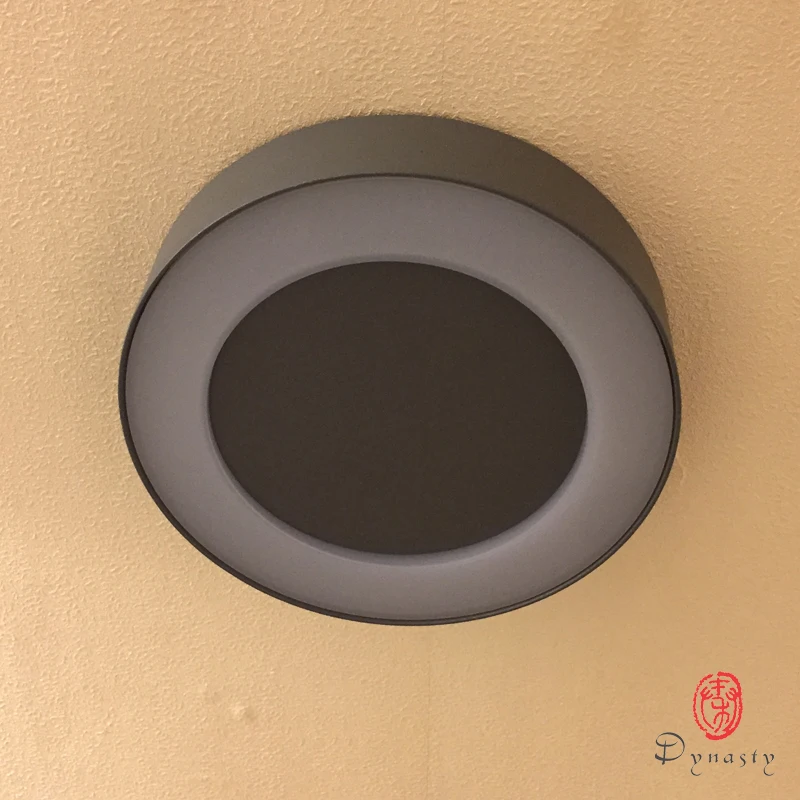 Круглая уличная настенная лампа династии современное водонепроницаемое