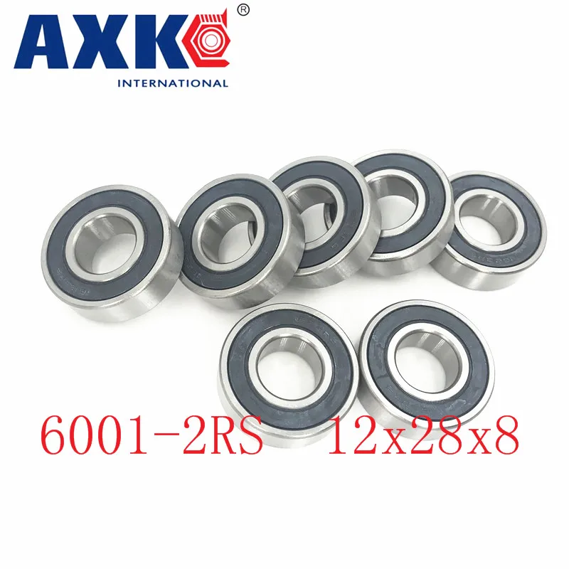 

Axk 6001-2rs подшипник фреза (10 шт.) 12x28x8 мм герметичный глубокий паз 6001 2rs шарикоподшипники 6001rs 180101 Rs