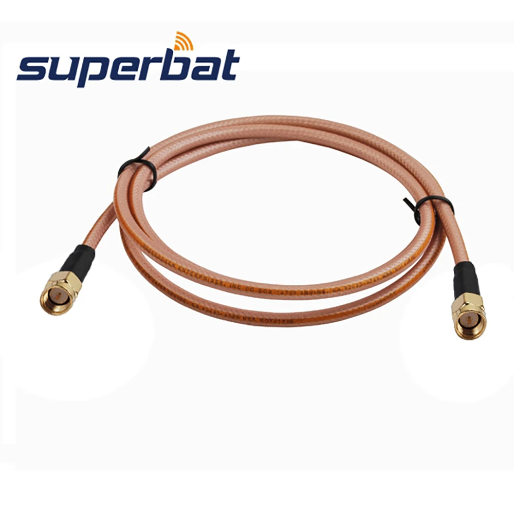 

Superbat Universal SMA Cable SMA Plug to Male 2M RG400 RF Coaxial Cable
