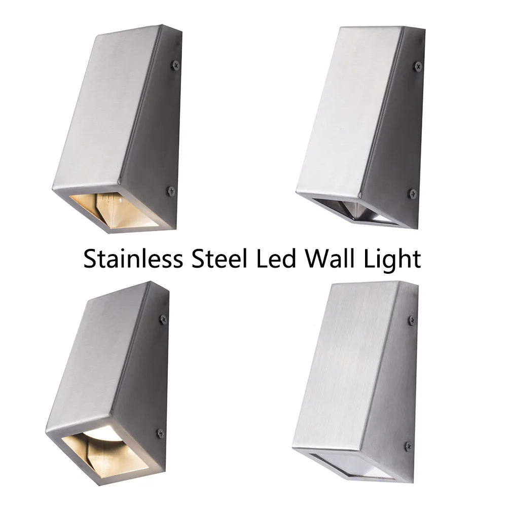 

modern down lighting Led Wall Light Outdoor waterproof Led porch lamp corridor stairway lights with GU10 spotlight 5W warm white