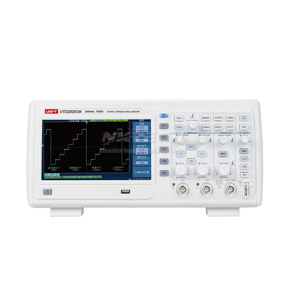 UNI T цифровой осциллограф UTD2202CM UTD2102CM UTD2062CM 2 канальный 200MHz полоса пропускания TFT