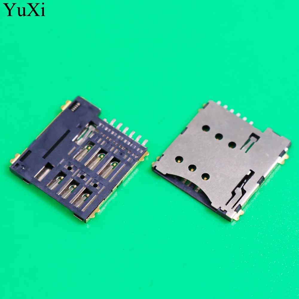 10 шт. слот для SIM карты Micro 6P 6 контактный адаптер подключения Используйте телефона