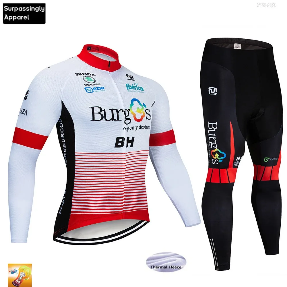 Белая велосипедная одежда Burg BH Team Ropa Ciclismo комплект одежды для велоспорта 16D с