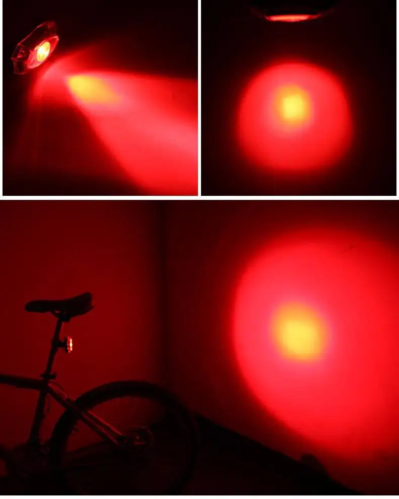 Bicycle Light Set Taillight USB Rechargeable LED Bike Lamp FlashLight On For Mountain Road Night Waterproof Warning Torch | Спорт и