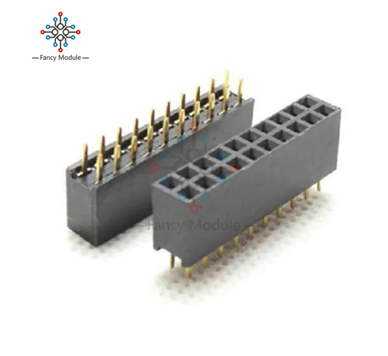 10 шт. 2X10 контактный 20P 2 54 мм двухрядный женский прямой Заголовок шаг розетка