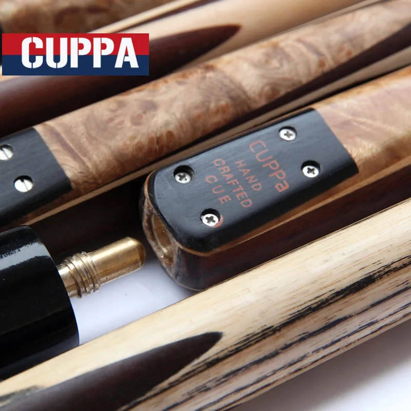 Ручная работа Cuppa 3/4 Snooker Cue s Stick бильярдный 9 8 мм/11 5 мм наконечник с черным Чехол