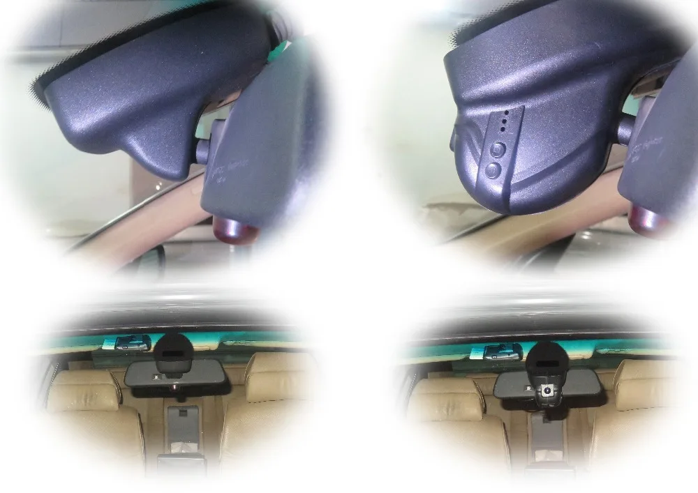 Специальный автомобильный видеорегистратор на зеркало заднего вида