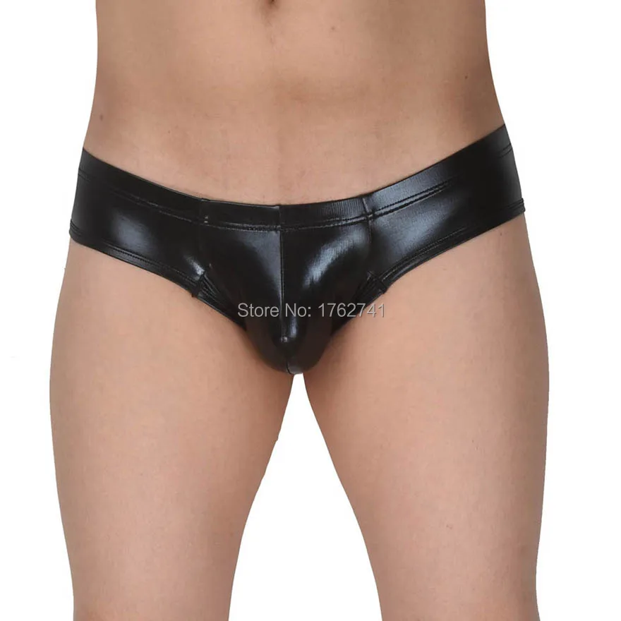 Модное мужское нижнее белье дерзкие боксеры мужские блестящие эластичные