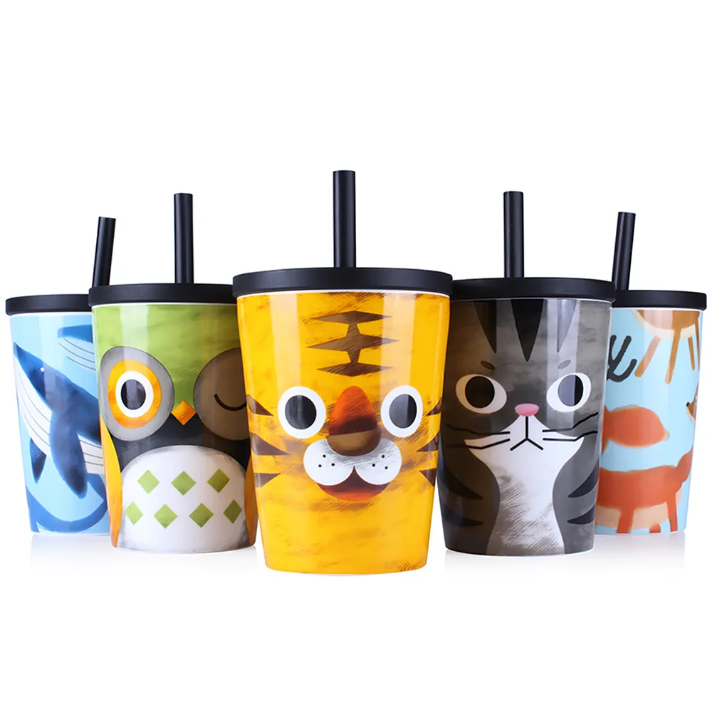 680 мл большой Ёмкость Творческий Путешествия Кофе кружки с крышкой соломы