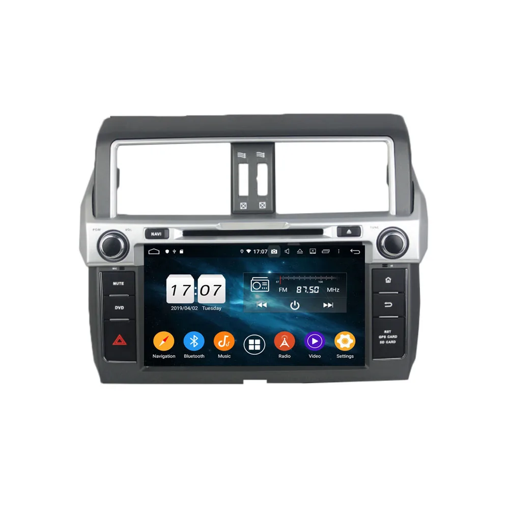 Встроенная память 64G Android 9 0 Octa Core для TOYOTA Prado 2014-2017 PX5 Автомобильная