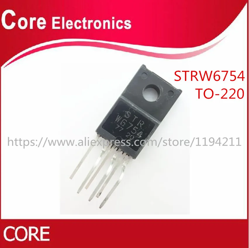 50PCS STRW6754 TO220F 6 W6754 TO 220 STR W6754|Интегральные схемы| |