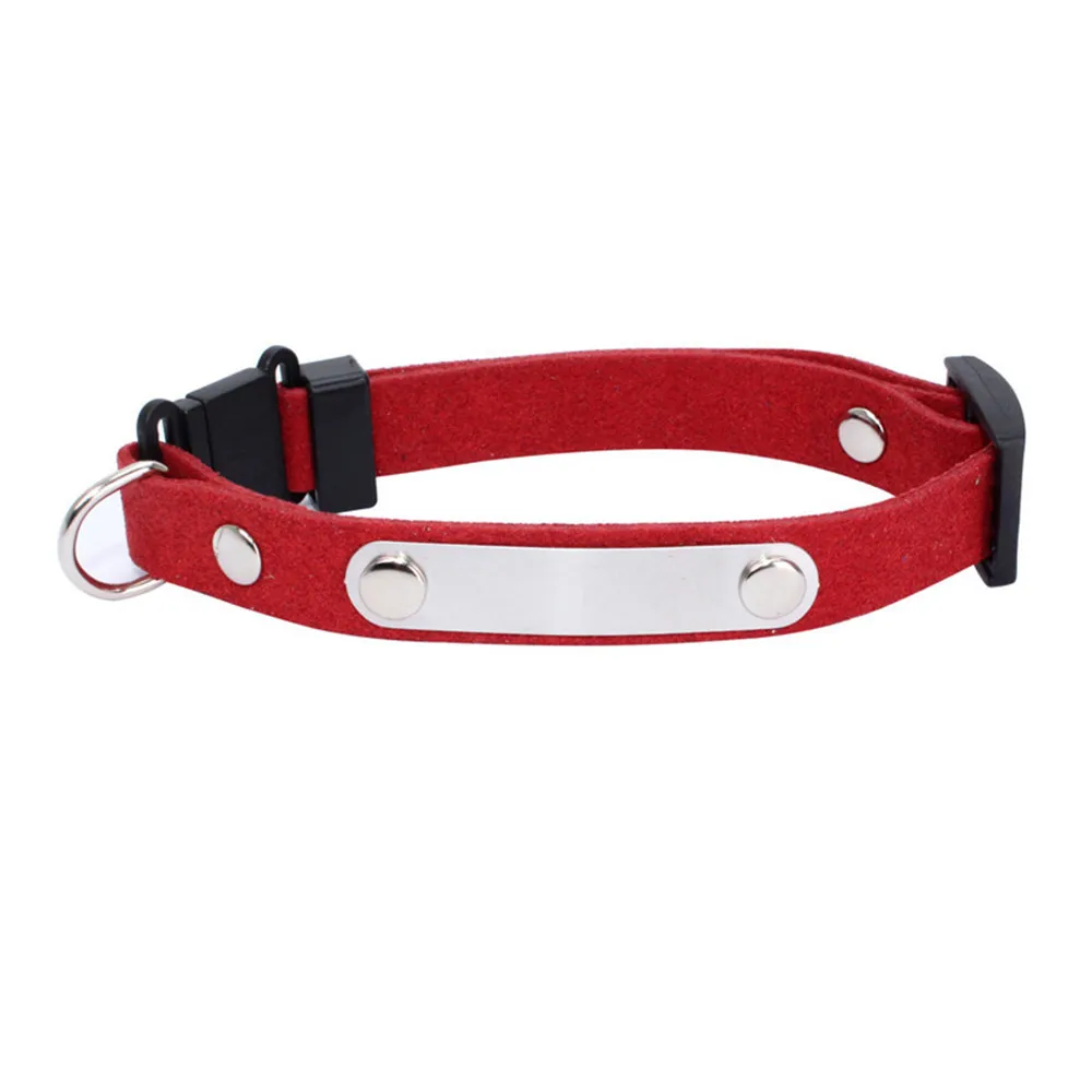 1 шт. персонализированные ошейники для собак микрофибра + нержавеющая сталь 4x21 см