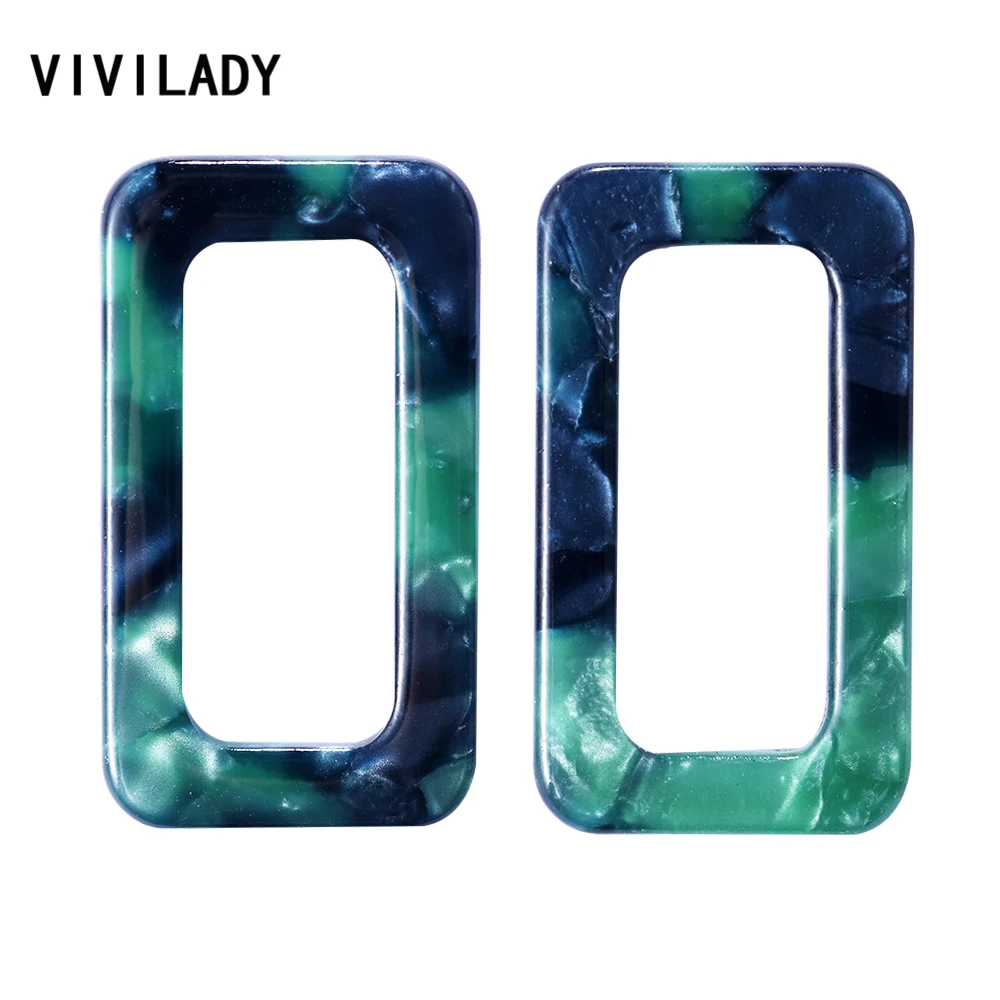 VIVILADY Классическая Женская Геометрическая зеленая искусственная кислота