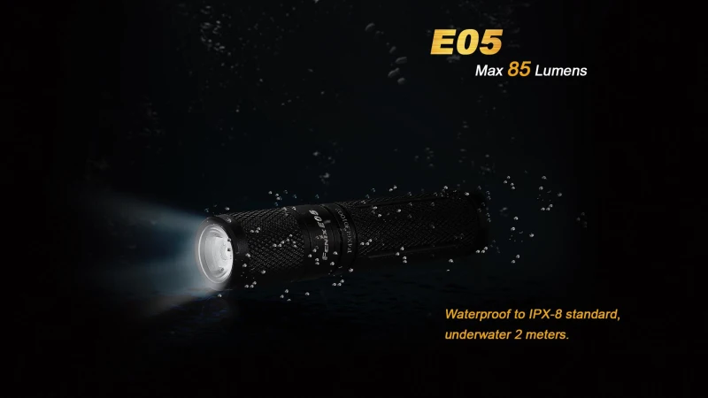 Fenix E05 издание мини EDC Ключ фонарик на цепочке Cree XP-E2 светодиодный брелок фонарик с батареей AAA