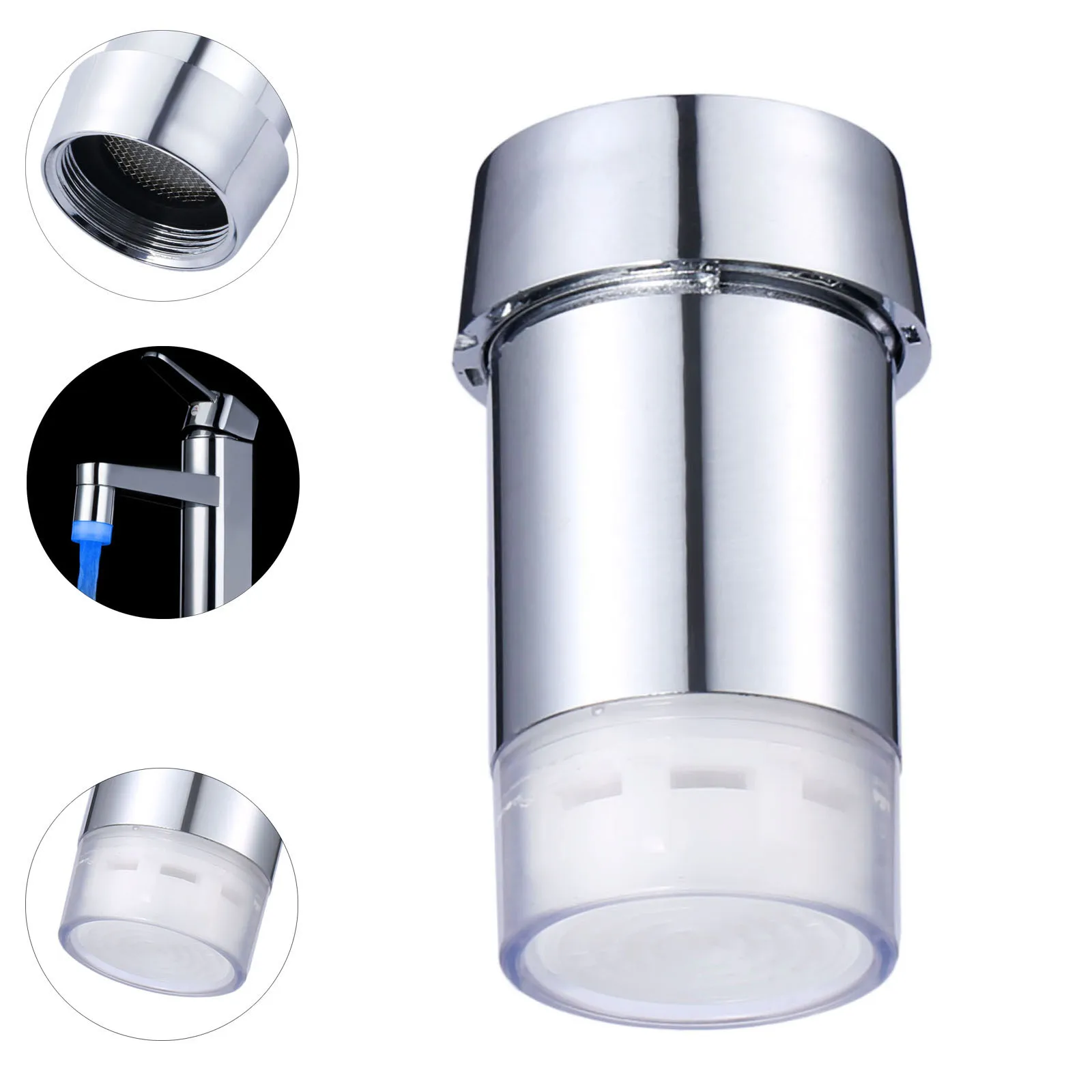 ABS аэраторы воды светящийся душ изменение цвета LED кран датчик температуры света