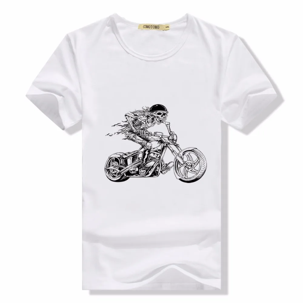 Мужская футболка с логотипом мотоцикла модная облегающая 2018|men fashion t shirt|men shirtmens