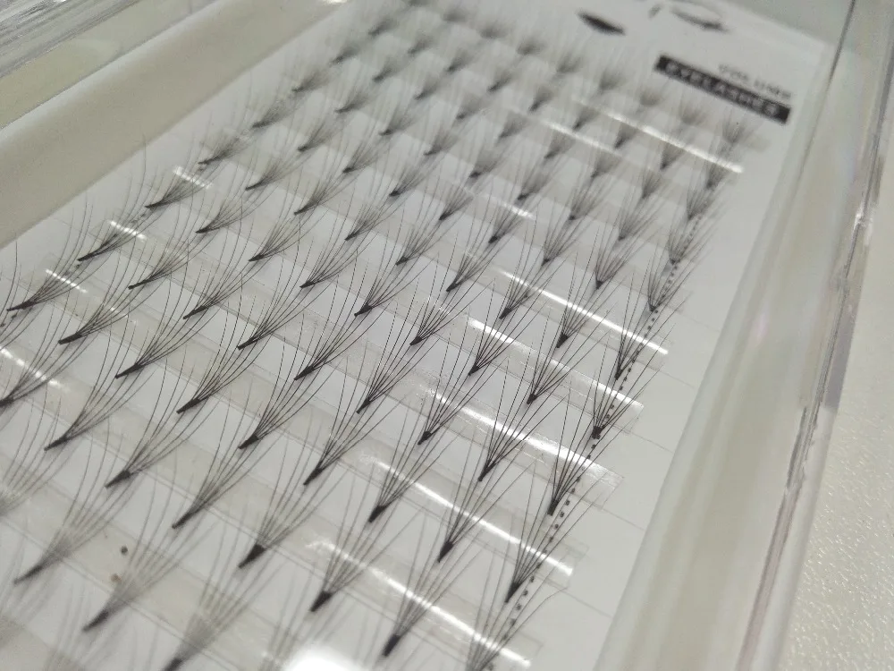 

7D Volume eyelashes Fans Permanent 100% handmade fashion Individual Eyelash Extensions makeup Free Shipping