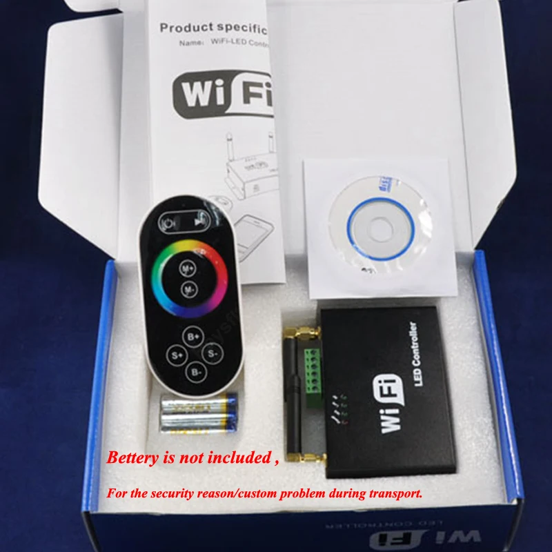 LMID Панели управления RGB DC5v ~ 24v Wi Fi 100 Беспроводной сенсорный экран Android IOS Смартфон