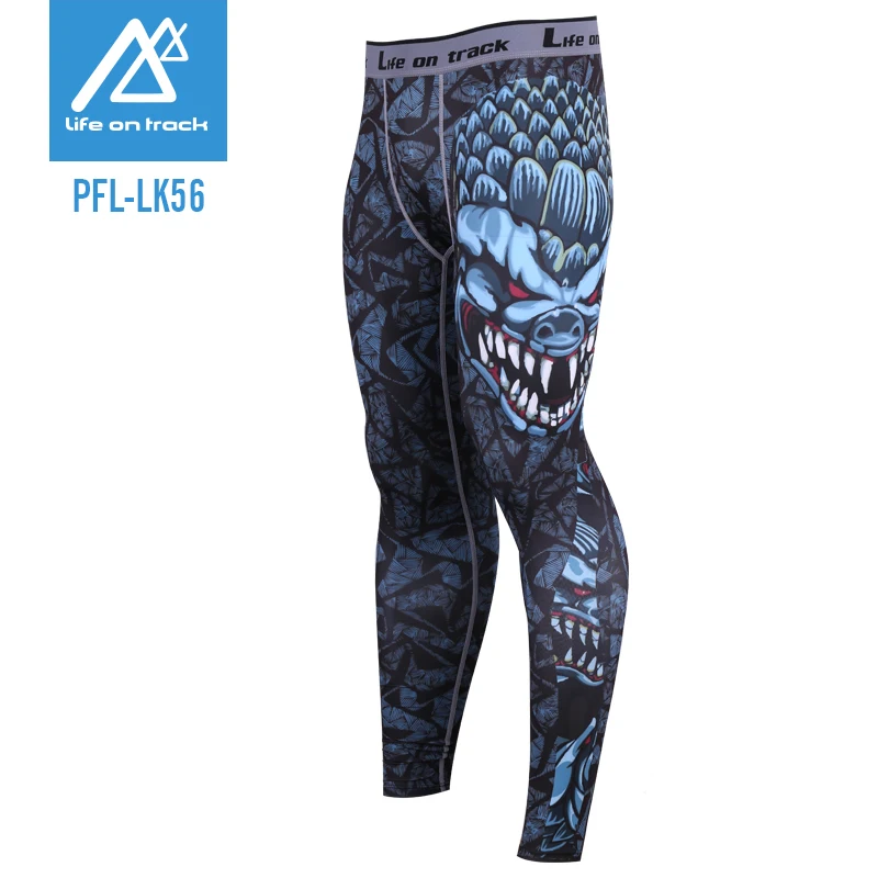 Мужские эластичные дышащие быстросохнущие тренировочные колготки Life on Track