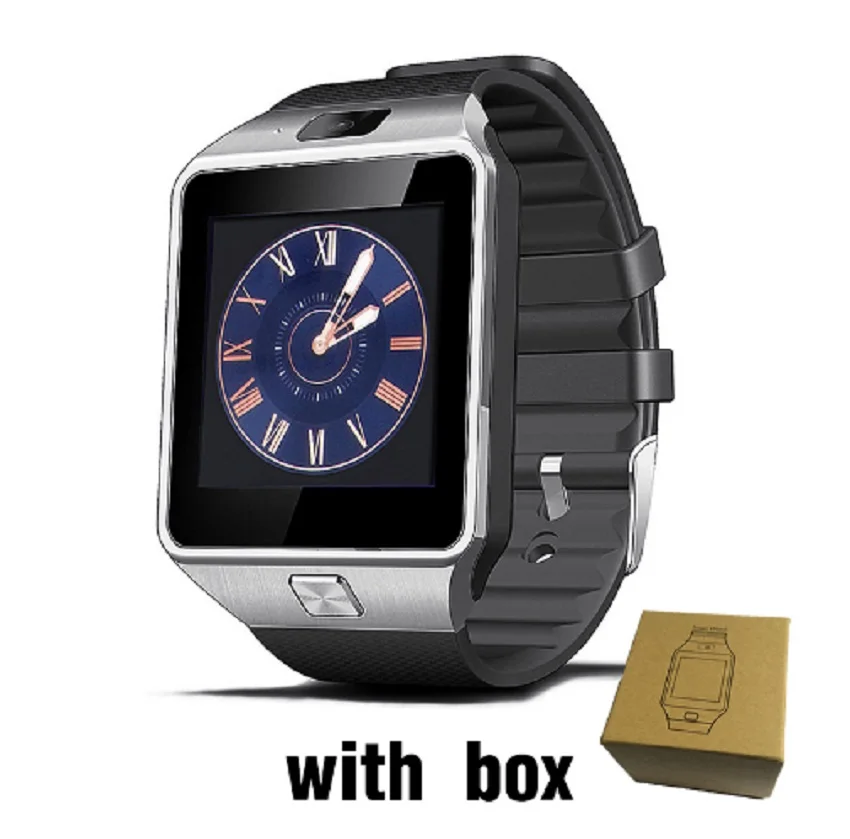 New Smart Watch Clock With Sim Card Slot Push Message Bluetooth Connectivity Android Phone Better Than DZ09 Smartwatch Men | Электроника