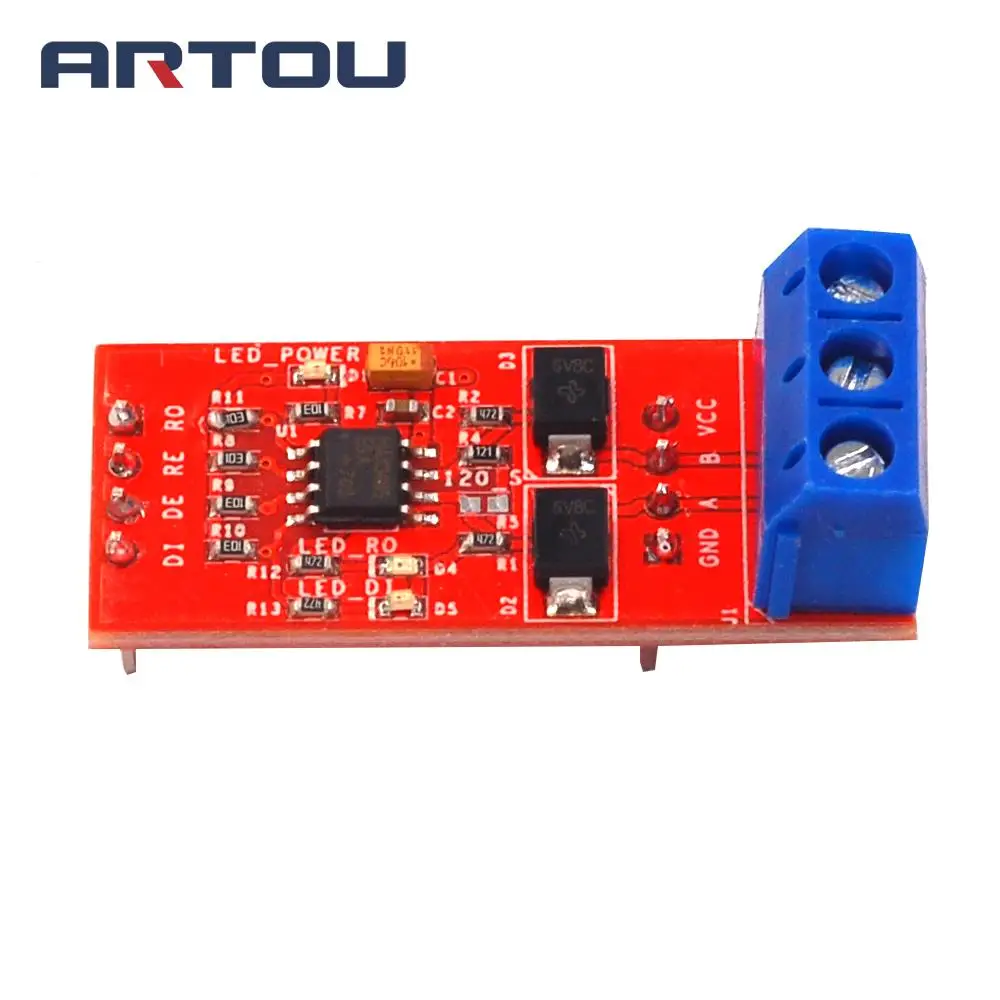 Модуль 3 В MAX485 для платы разработки Arduino модуль TTL в RS485 аксессуары MCU защита от