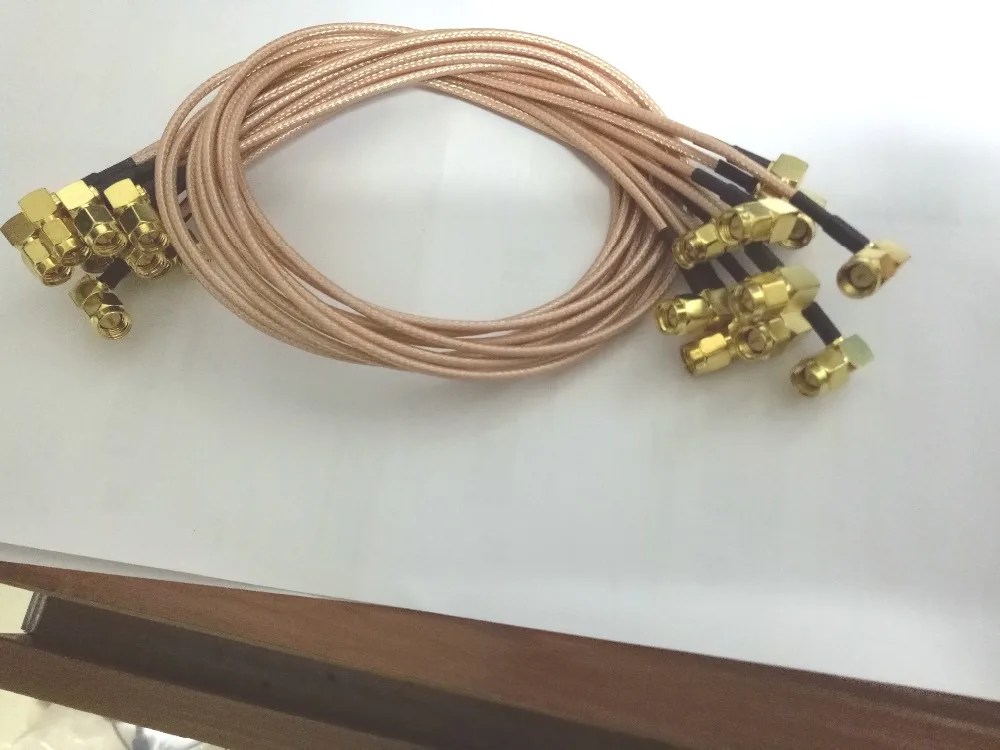 20 шт. SMA штекер под прямым углом к Штекер кабель RG316 50 см|angle|angle plugangled cables |