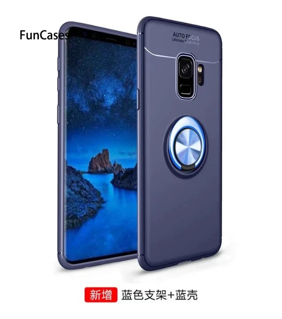 6 Роскошные Кронштейн кольцо чехол для samsung S7 S8 S9 S10 Plus Note 9 8 M20 M10 A70 50 40 10 A6 A7 A8 A9 мягкий силиконовый держатель чехол s - Цвет: 6