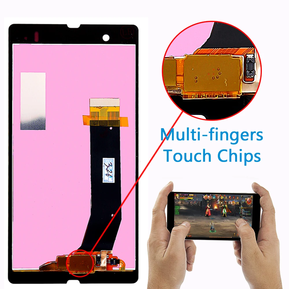 Sony Xperia Z (Сони Иксперия З) L36h C6601 C6606 C6603 C6602 C660x 5 0 дюймов ЖК-дисплей Дисплей