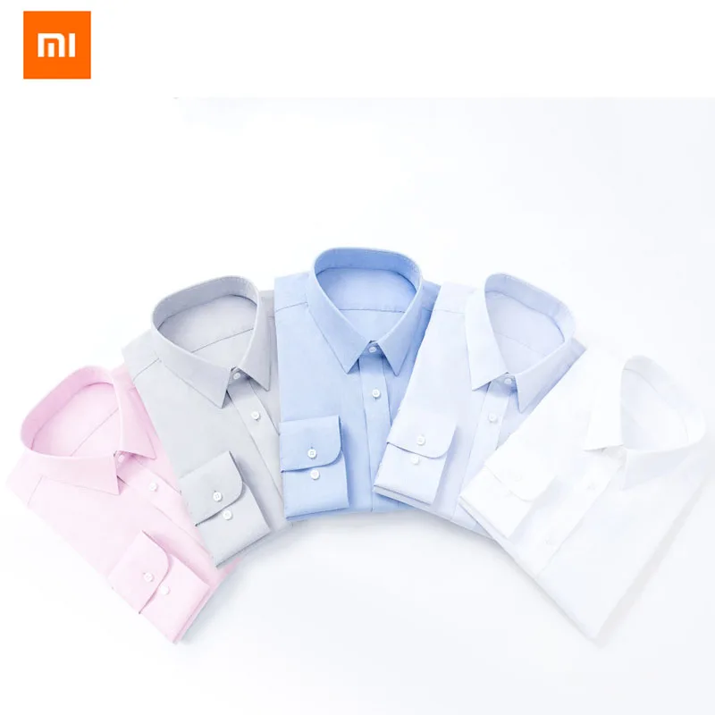 Мужская рубашка с длинным рукавом Xiaomi 90 Fun мягкая хлопковая приталенная
