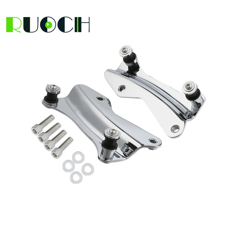 RUOCH 4-точечная Стыковочная аппаратная стойка с шипами для спинки багажная Harley Touring