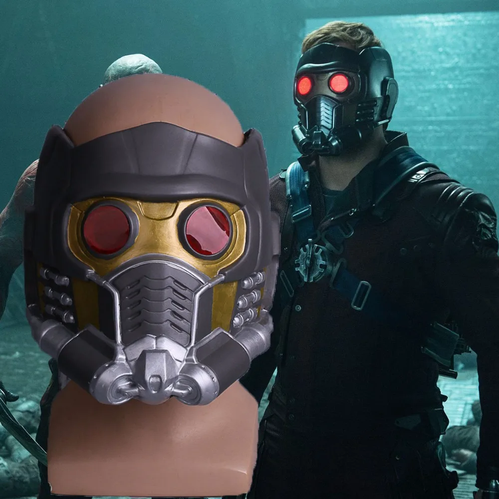 2017 стражи Галактики том 2 маска на шлем Звездный Властелин для косплея латексная