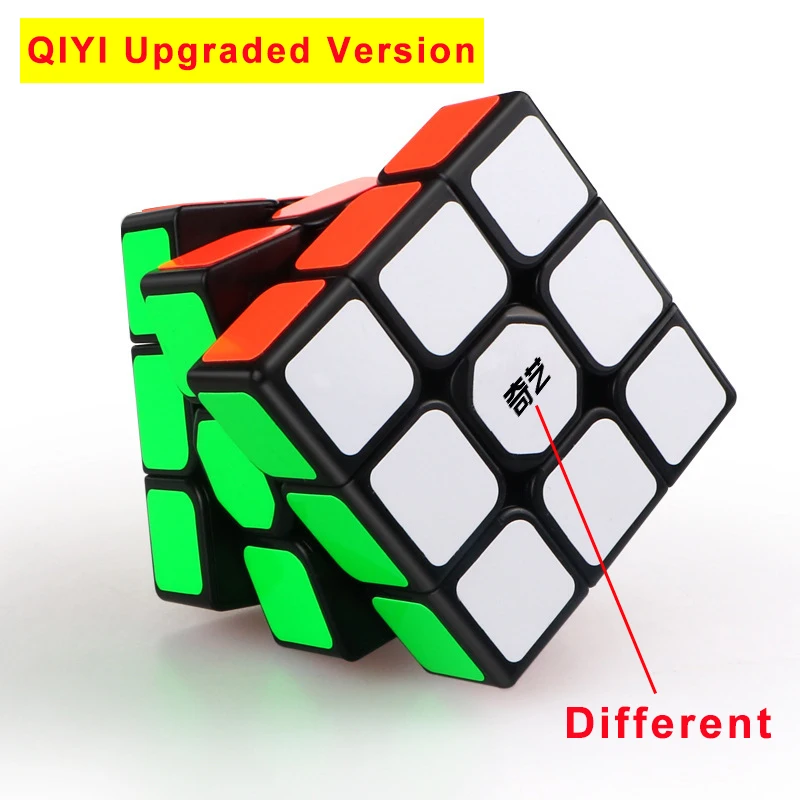 Qiyi волшебный куб Классические игрушки 3x3x3 наклейка блок скоростной красочный