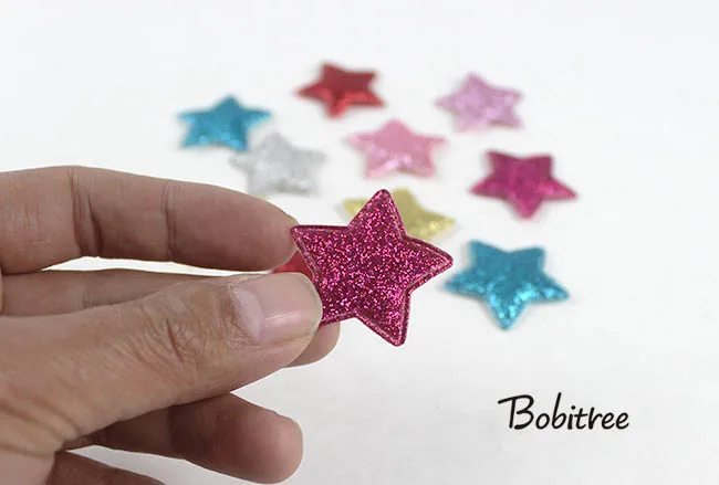 10 шт./лот Симпатичные нашивки с мигающими звездами для одежды и сумок