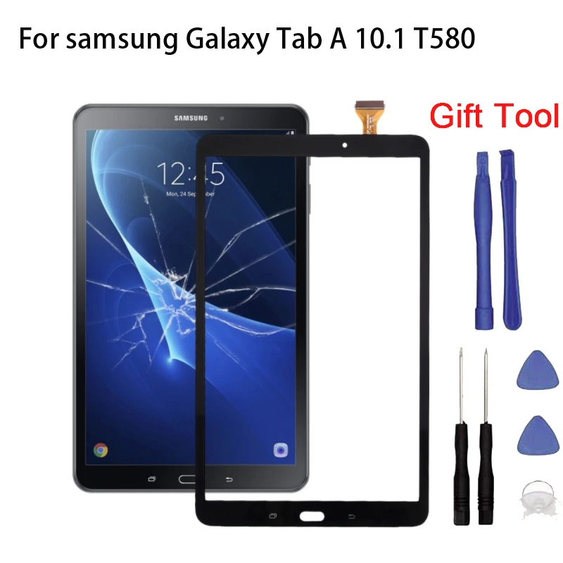 Сенсорный сенсор для Samsung Tab A6 T580 T585 сенсорный экран стекло дигитайзер Передняя