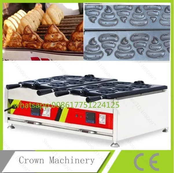 Цифровой Электрический вафельный пекарь в форме секреции пекарский пирог фэкаса