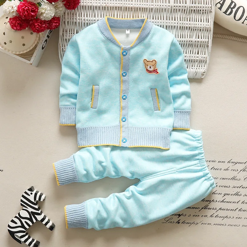 2020 baby girls/boys thick warm sweater set toddler clothes children clothing sets Kids Autumn winter christmas outfits | Детская одежда