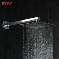 10 stainless steel shower head with arm wall mounted ultra thin rain shower heads with shower arm free shipping cp 1010a