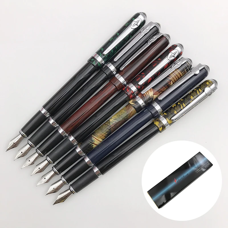 Перьевая ручка Duke Fine Nib 0 5 мм Металлические Ручки для деловых мужчин и женщин с