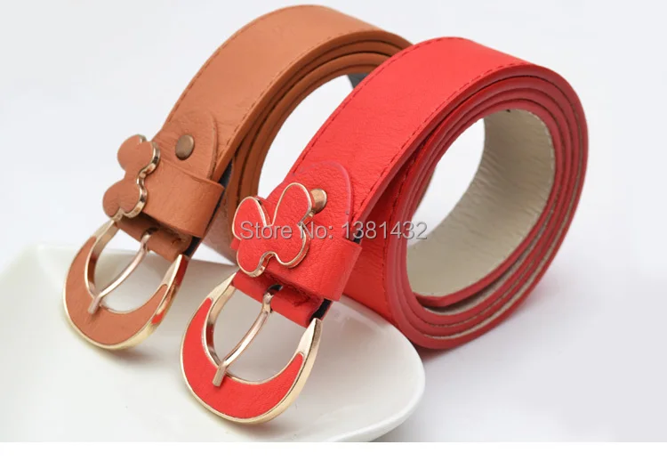 Hot sale lady classics fashionable top quality PU leather Design of porous casual joker 12 colors women belt free shipping | Аксессуары