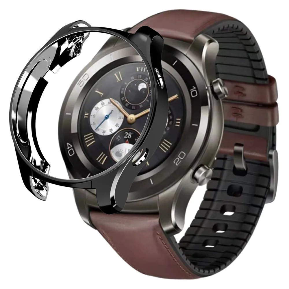 Для HUAWEI WATCH GT 42 мм/46 мм/2 Pro Чехол для часов Мягкий ТПУ гибкий чехол ударопрочный