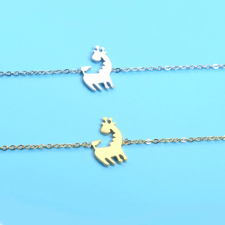 Кошка животное из нержавеющей стали, ножной ювелирные изделия Сандалии ножной браслет Женская Девушка счастливый Шарм Бижутерия для ног Дамская ножная цепочка браслет - Окраска металла: 0626
