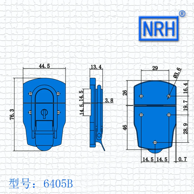 Оборудование коробка растительного типа пряжка замок сумка пряжки пружинная