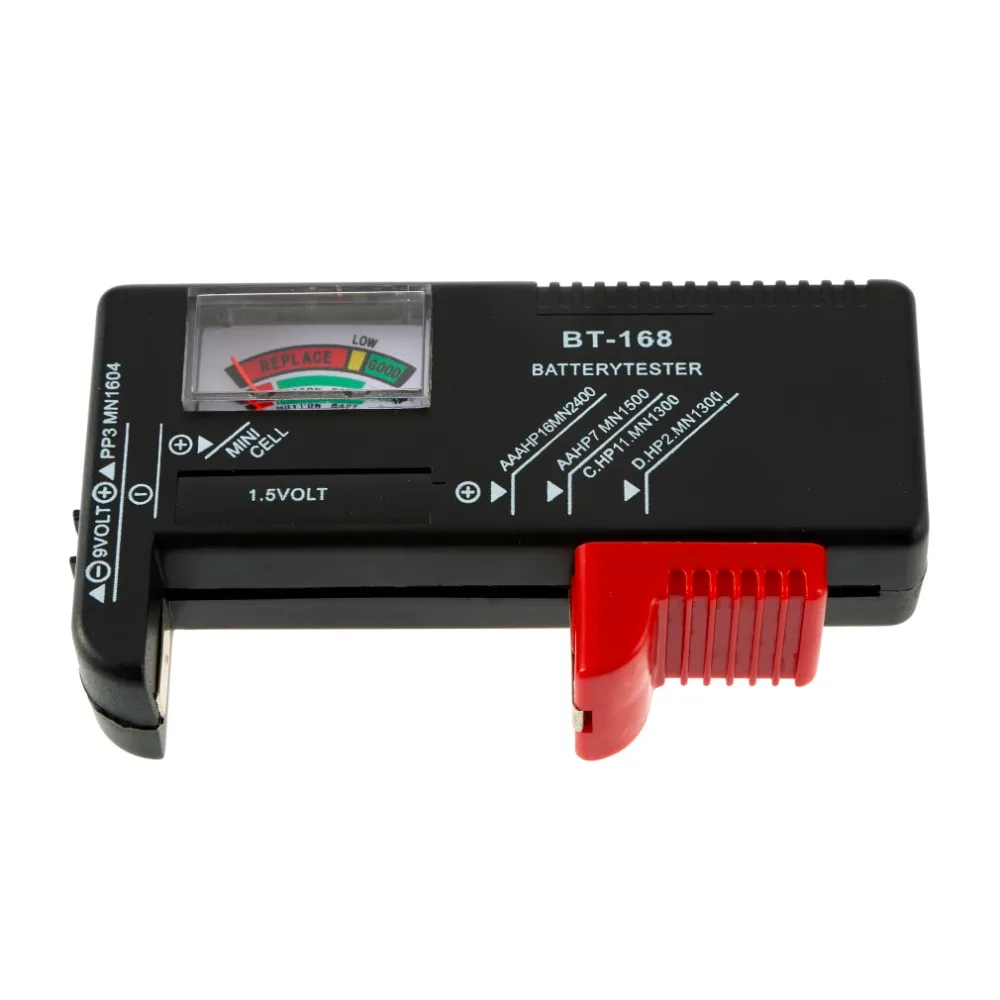 Стандартный кнопочный тестер для аккумуляторов AA/AAA/C/D/9 В/1 5 в|volt tester checker|tester