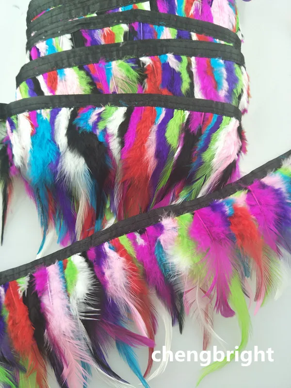 Декоративная лента из перьев индейки 4 6 дюймов/10 15 см|feather ribbon|natural turkey feathersturkey