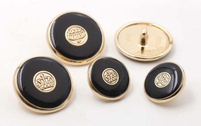 6 шт./лот кнопки костюма черные металлические 20 мм | Дом и сад