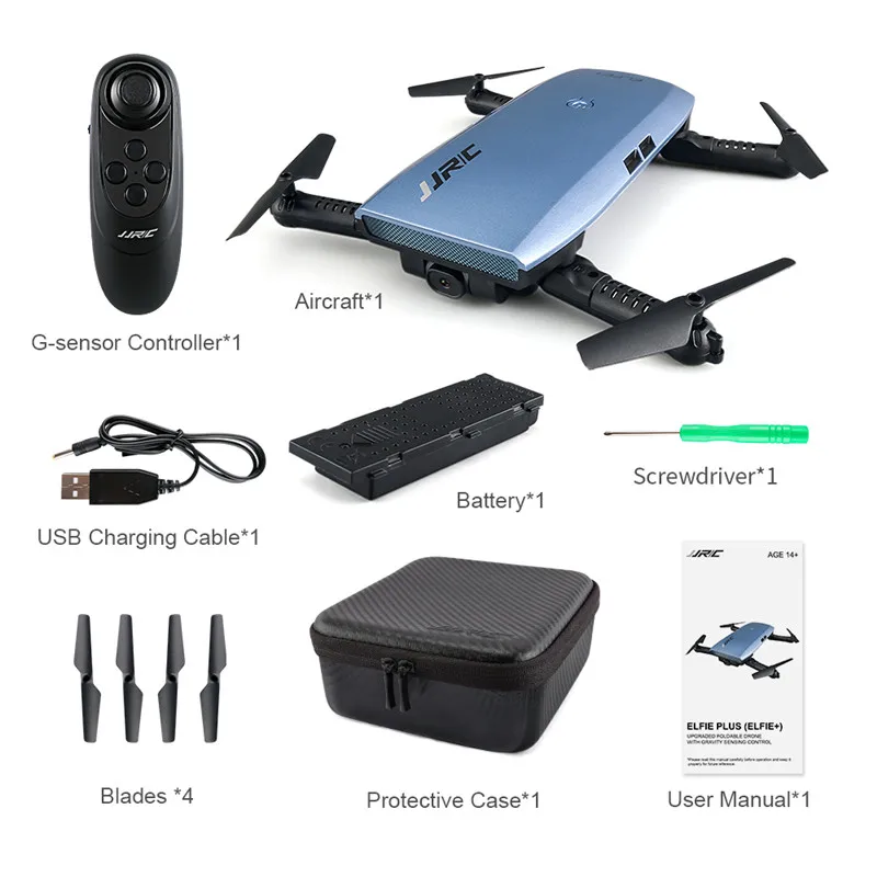 

In Stock! JJR/C JJRC H47 ELFIE Plus + 720P Camera Upgraded Foldable Arm Drone w/ Gravity Sensing G-Sensor Control